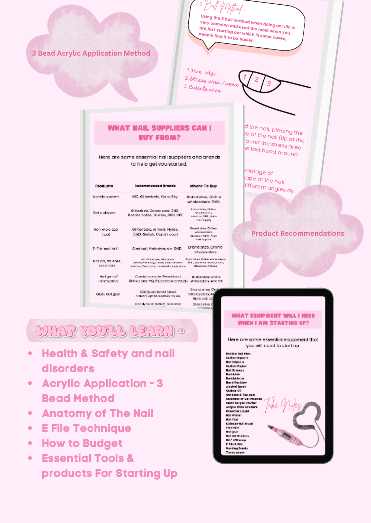 Acrylic Nails Manual - a guide for beginners